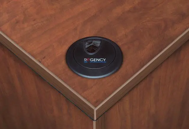 Alt view image 3 of 5 - Regency Legacy 71 x 35 in. Office Desk with Double Full Pedestal- Cherry