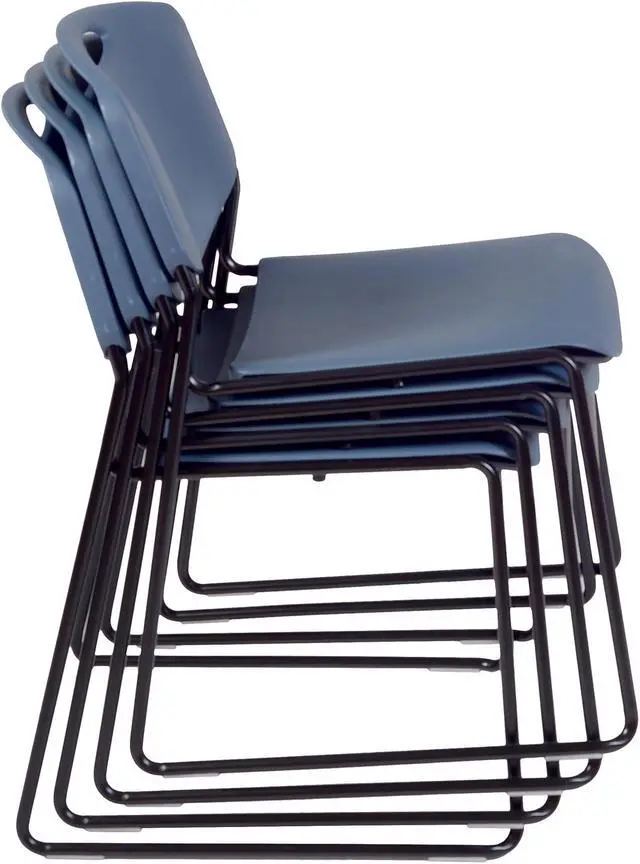 Alt view image 6 of 8 - Zeng Stack Chair (4 pack)- Blue