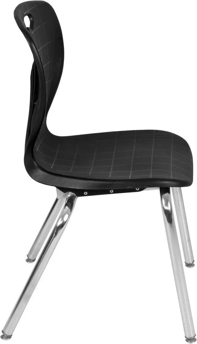 Alt view image 6 of 9 - Andy 18" Stack Chair (8 pack)- Black