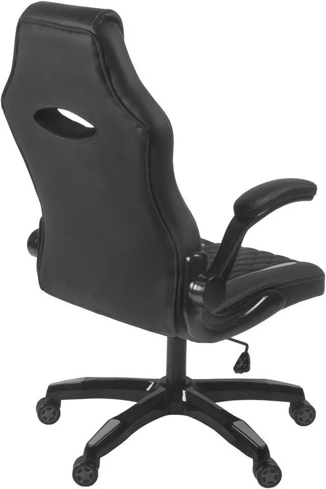 Alt view image 6 of 7 - Aon Archeus Ergonomic Gaming Office Chair  High-Back Computer Desk Chair with Lumbar Support, Flip-Up Arms, Tilt Lock, 360 degree Swivel & Padded Seat for Gamers & Professionals (Black & White)