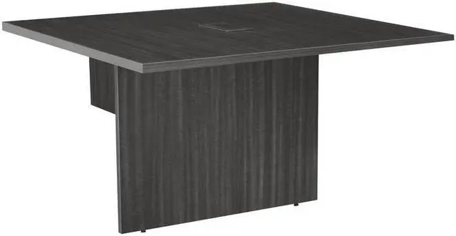 Main image of Regency Legacy 4 ft Racetrack Conference Table Extension with Charging Port- Ash Grey