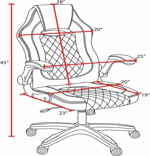 Alt view image 4 of 7 - Aon Archeus Ergonomic Gaming Office Chair  High-Back Computer Desk Chair with Lumbar Support, Flip-Up Arms, Tilt Lock, 360° Swivel & Padded Seat for Gamers & Professionals (Black & Purple)