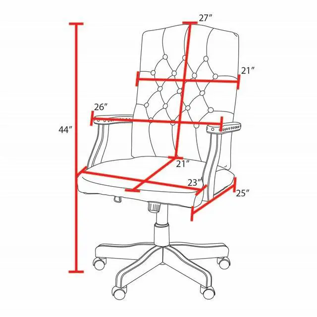 Alt view image 5 of 8 - Ivy League Swivel Chair- Black