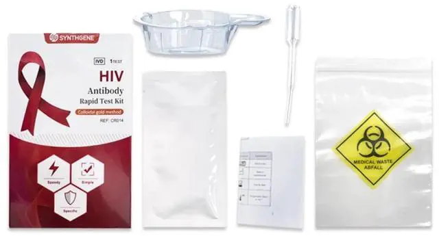 Alt view image 3 of 6 - HIV home test kit