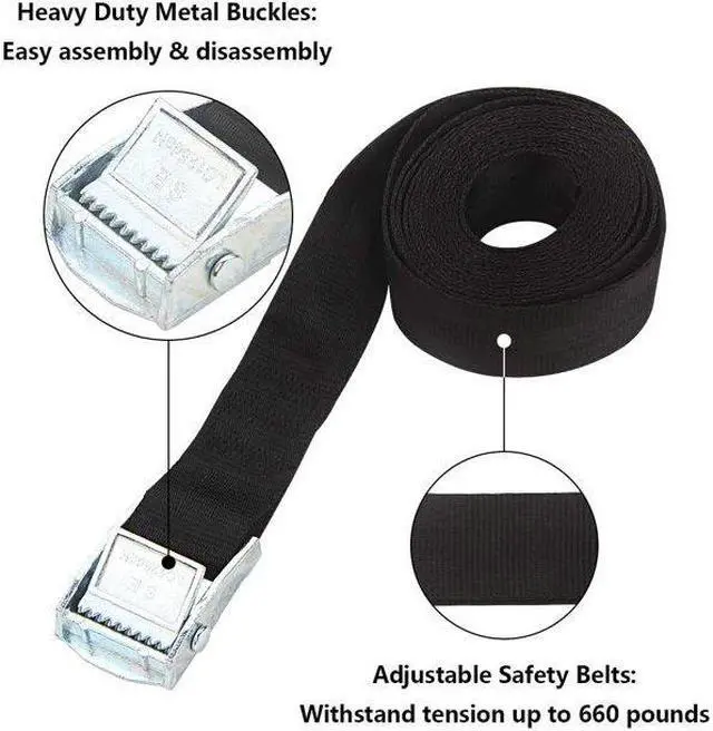 Alt view image 4 of 6 - Butizone Heavy Duty Spiral Trampoline Accessories Tie Down Ground Anchor Kit Universal Ground Anchor 4 Pcs