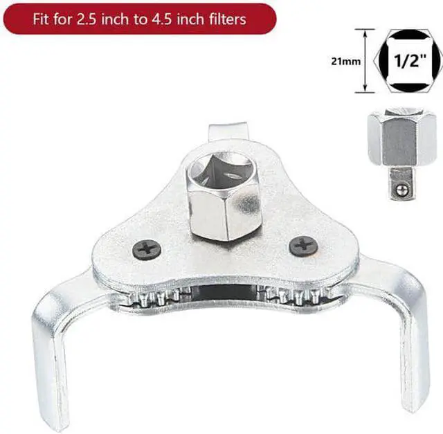 Alt view image 3 of 5 - LCGP Universal Car Removal Tool 2 Way Oil Filter Wrench Full Adjustable Spanner