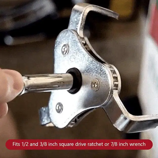 Alt view image 4 of 5 - LCGP Universal Car Removal Tool 2 Way Oil Filter Wrench Full Adjustable Spanner