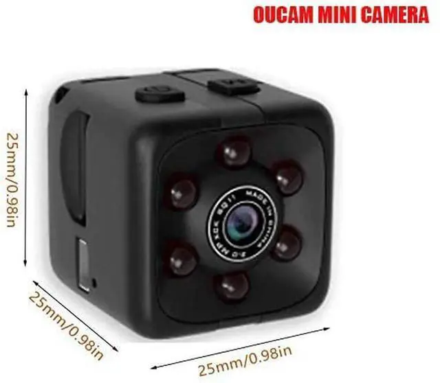 Alt view image 3 of 7 - Mini Spy Camera Include 32G SD Card Hidden Camera HD Audio and Video Recording, Night Vision Motion Detection, Surveillance Camera Small Dog Camera Nanny Cam Baby Monitor Home Security Camera