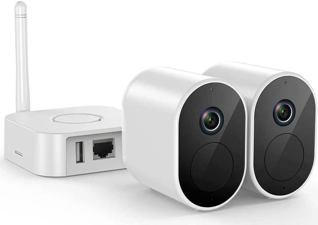 Main image of Wireless Camera System for Home Security, Outdoor Cam with Infrared Night Vision, Body Recognition, Motion Detection and IP65 Waterproof