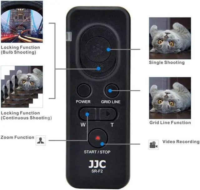 Alt view image 12 of 15 - JJC RM-VPR1 Wired Remote Control for Sony FDR-AX53 AX43 AX33 AX100 AX700 AX60 PXW-X70 PXW-Z90V HXR-NX80 HDR-CX405 CX455 CX440 CX675 CX680 CX900 A5100 A6000 A6100 A6300 A6400 RX100 VII VI ZV-1 RX10 IV