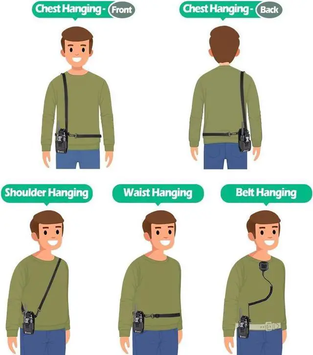 Alt view image 3 of 6 - Zeadio Multi-Function Pouch Case Holder for GPS Phone Two Way Radio (ZNC-D, Pack of 1)