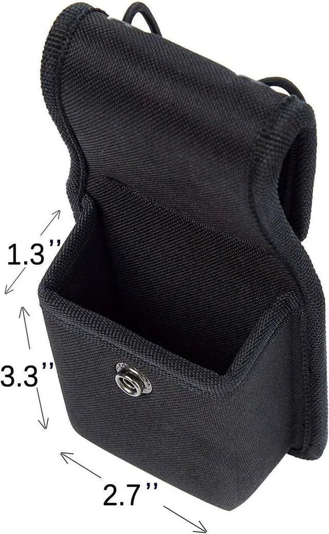 Alt view image 4 of 7 - LUITON Radio Holder Radio Holster Baofeng Case Two Way Radio Pouch for Walkie Talkies Nylon Holster for Motorola Kenwood Icom HYT Arcshell Baofeng UV5R UV82 888S F8HP Retevis(1 Pack)