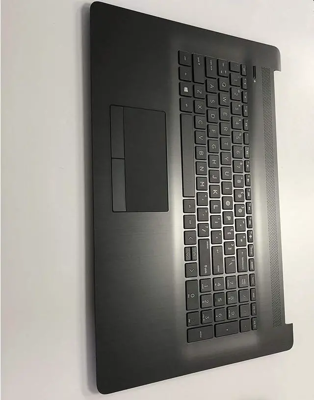 Alt view image 6 of 7 - Replacement for HP Pavilion17BY 17-by 17CA 17-CA 17Q-CS Laptop Upper Case Palmrest Touchpad with Keyboard Assembly Part L22750-001 6070B1308103 Grey