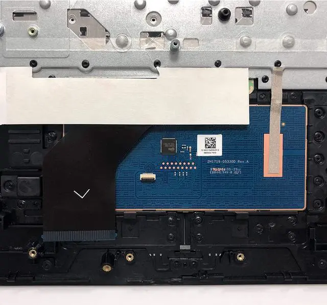 Alt view image 7 of 7 - Replacement for HP Pavilion17BY 17-by 17CA 17-CA 17Q-CS Laptop Upper Case Palmrest Touchpad with Keyboard Assembly Part L22750-001 6070B1308103 Grey