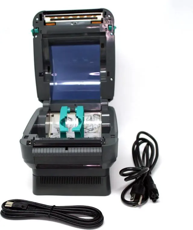 Alt view image 6 of 7 - Ze bra ZP 450 Label Thermal Monochrome Bar Code Printer ZP450-0501-0006A