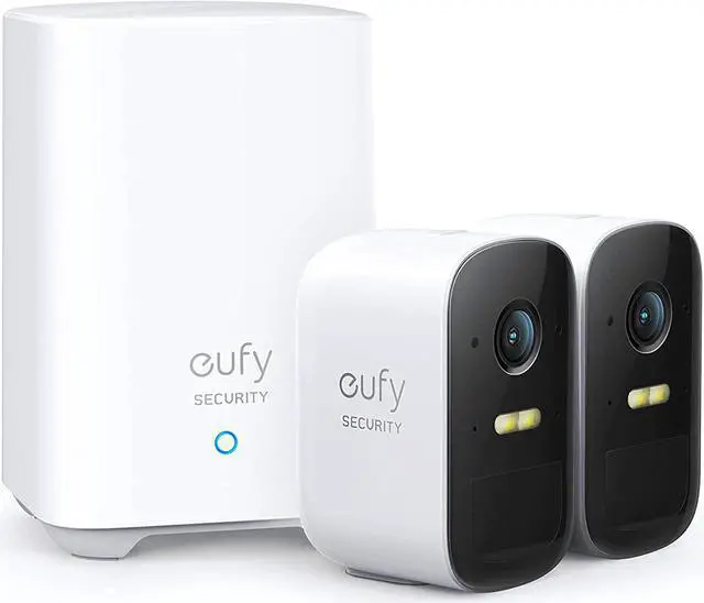 Alt view image 2 of 7 - eufy Security, eufyCam 2C 2-Cam Kit & Certified eufyCam Solar Panel 2 Pack Bundle, t, Security Camera Outdoor, 1080p HD, IP67, Night Vision, No Monthly Fee
