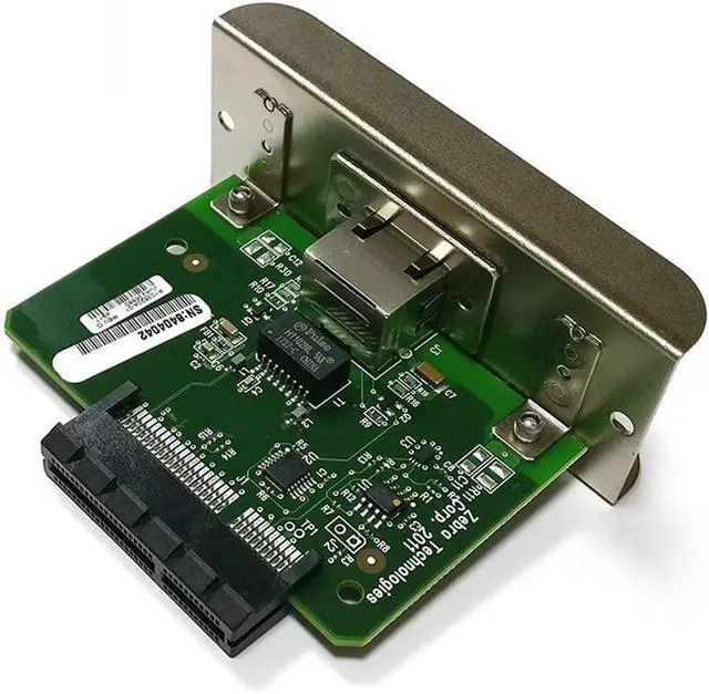 Main image of P1037974-001 Wired Internal Card for Ze bra ZT230 ZT220 ZT210 ZT200 Series Thermal Printer Internal Printserver (Ethernet Port) Genuine