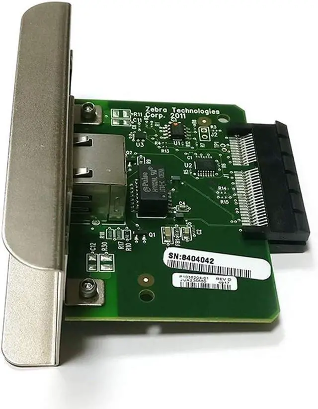 Alt view image 2 of 6 - P1037974-001 Wired Internal Card for Ze bra ZT230 ZT220 ZT210 ZT200 Series Thermal Printer Internal Printserver (Ethernet Port) Genuine