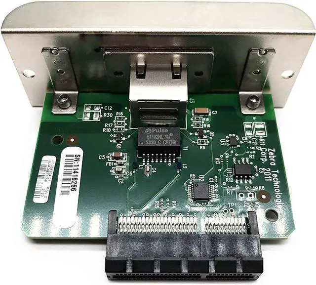 Alt view image 4 of 6 - P1037974-001 Wired Internal Card for Ze bra ZT230 ZT220 ZT210 ZT200 Series Thermal Printer Internal Printserver (Ethernet Port) Genuine