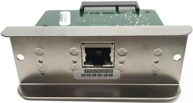 Alt view image 6 of 6 - P1037974-001 Wired Internal Card for Ze bra ZT230 ZT220 ZT210 ZT200 Series Thermal Printer Internal Printserver (Ethernet Port) Genuine