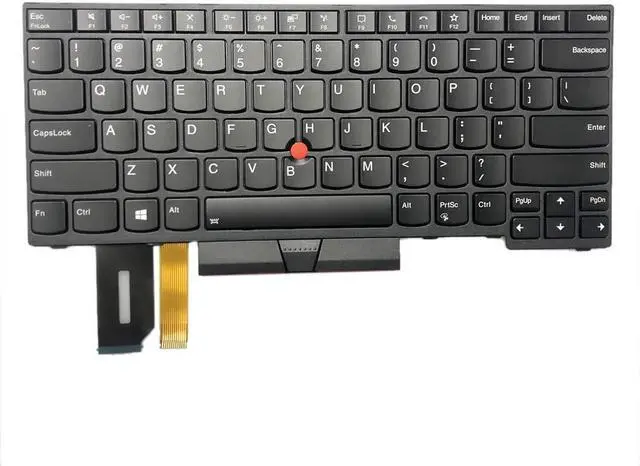 Main image of Gintai Laptop Black US Keyboard with Backlit for Lenovo ThinkPad T14 Gen1 Gen2 P14s Gen1 Gen2 /E480 E485 L480 T480s E490 E495 T490 t495 L490 L380 L390 P43s 01YP280 01YP520 01YP360 01YP440 5N20V44073
