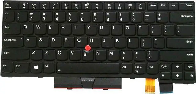 Main image of AUTENS Replacement US Layout Keyboard (1 Year Warranty) for Lenovo ThinkPad T470 T480 Laptop (Not Fit T470s T470p T480s T480p) (Backlight)