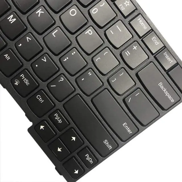 Alt view image 2 of 6 - Gintai Laptop Black US Keyboard with Backlit for Lenovo ThinkPad T14 Gen1 Gen2 P14s Gen1 Gen2 /E480 E485 L480 T480s E490 E495 T490 t495 L490 L380 L390 P43s 01YP280 01YP520 01YP360 01YP440 5N20V44073