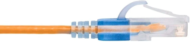 Alt view image 4 of 5 - Monoprice 10-Pack SlimRun Cat6A Ethernet Network Patch Cable 10G 6-inch Yellow