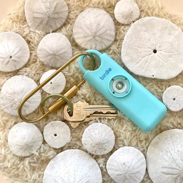 Alt view image 6 of 6 - Shes BirdieThe Original Personal Safety Alarm for Women by WomenLoud Siren, Strobe Light and Key Chain in a Variety of Colors (Aqua)