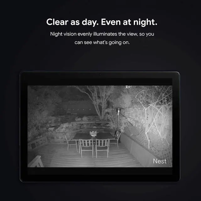 Alt view image 6 of 7 - Google Nest Cam Outdoor - 1st Generation - Weatherproof Camera - Surveillance Camera with Night Vision - Control with Your Phone