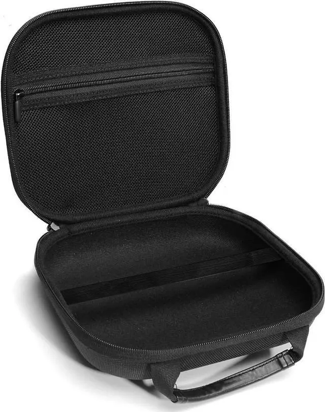 Alt view image 4 of 6 - getgear Two Way Radio Speaker Case for Walkie Talkie Like Motorola, Sokos, Uniden, FLOUREON, Dimy, Galwad, Aikmi, BETECH and Others, mesh Pocket for Cable and Accessories, Featured Carrying Handle