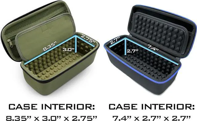 Alt view image 7 of 7 - CASEMATIX Case Compatible with Midland 2 Way Radio, Cobra Handheld, Uniden Handheld CB Radio and More - Portable Travel Case Only