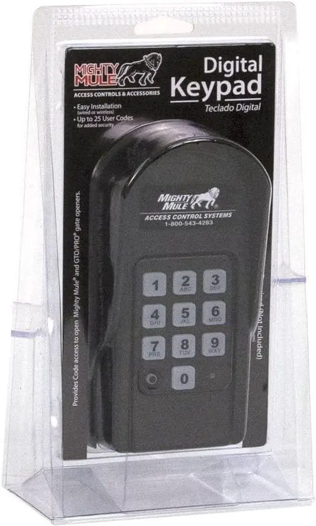 Alt view image 6 of 7 - Mighty Mule Wireless Driveway Alarm (FM231) and Digital Keypad (FM137)