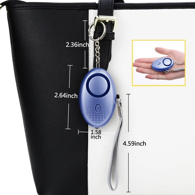 Alt view image 4 of 6 - Personal Alarm for Women, 10Pcs 140dB Self Defense Keychain LED Light