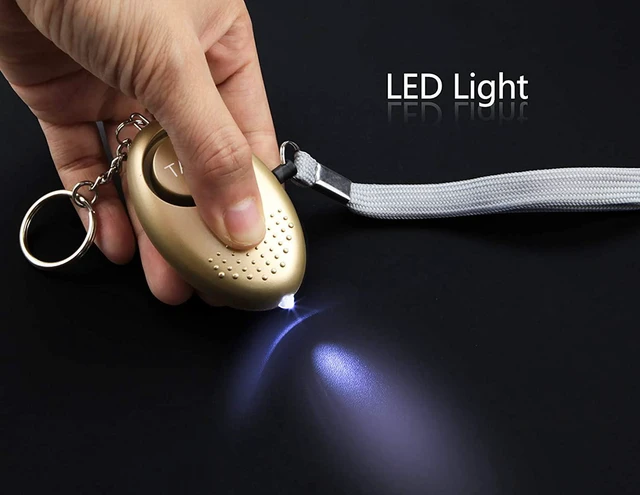 Alt view image 2 of 6 - Personal Alarm for Women, 10Pcs 140dB Self Defense Keychain LED Light