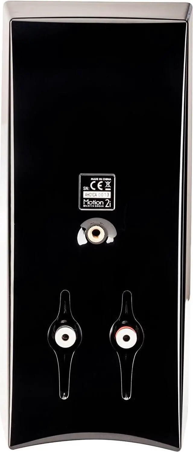 Alt view image 4 of 7 - MartinLogan Motion 2i Folded Tweeter Bookshelf Speaker (±3dB, Gloss Black)
