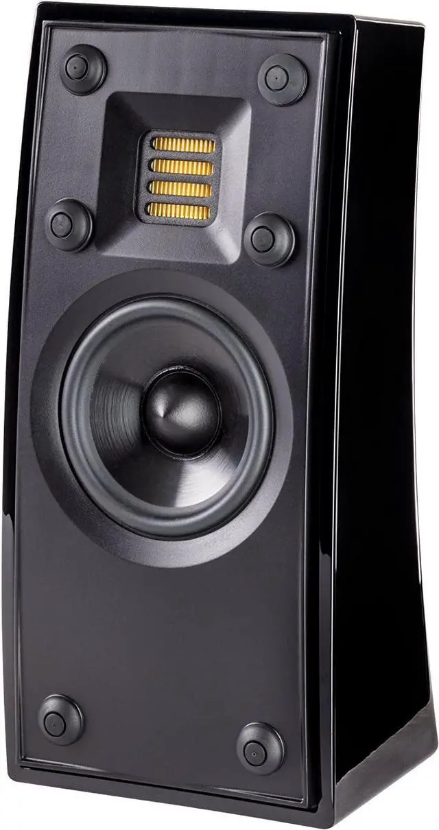 Alt view image 5 of 7 - MartinLogan Motion 2i Folded Tweeter Bookshelf Speaker (±3dB, Gloss Black)