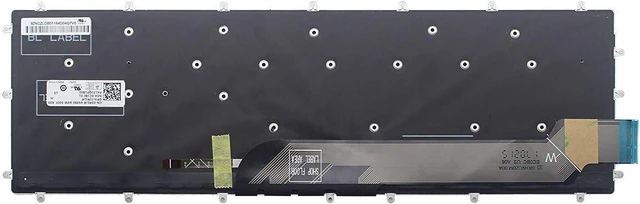 Alt view image 2 of 2 - US Keyboard Replacement for Dell Inspiron 3579 3583 3779 5565 5567 5570 5575 5587 7566 7567 7577 7588 5765 5767 5770 5775 7773 7778 7779 Laptop No Frame (Red Letter White Backlight)