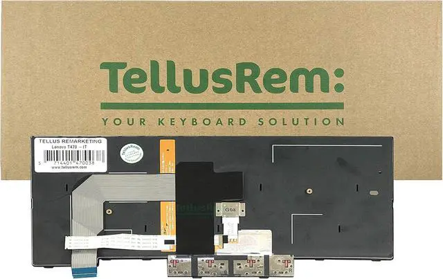 Alt view image 2 of 7 - Replacement Italian Backlit Keyboard for Lenovo Thinkpad T470 T480