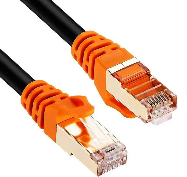 Alt view image 7 of 7 - Cat 7 Outdoor Ethernet Cable 100 ft,South City Mall CAT 7 Heavy Duty Double Shielded Ethernet Patch Cable Waterproof Ethernet Cable for Ethernet Switch, IP Camera, POE and More Direct Burial Ethernet