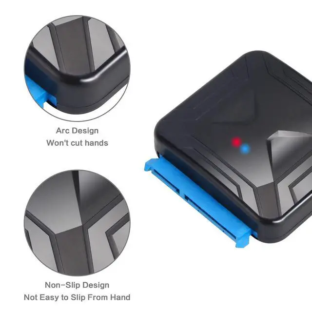 Alt view image 4 of 7 - VCOM SATA to USB Adapter, USB 3.0 to SATA Cable for 3.5 2.5 Inch SSD HDD SATA III Hard Drive Disk, Support UASP Compatible with USB 1.1/2.0/3.0 (with External 12V/2A Power)