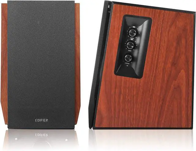 Alt view image 7 of 7 - R1700BTs Active Bluetooth Bookshelf Speakers - 2.0 Wireless Near Field Studio Monitor Speaker - 66w RMS with Subwoofer Line Out