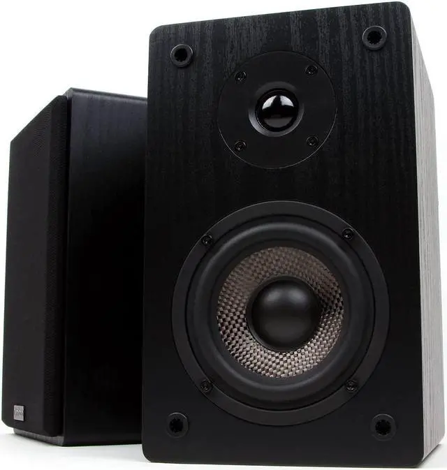 Main image of Micca MB42 Bookshelf Speakers for Home Theater Surround Sound, Stereo, and Passive Near Field Monitor, 2-Way (Black, Pair)