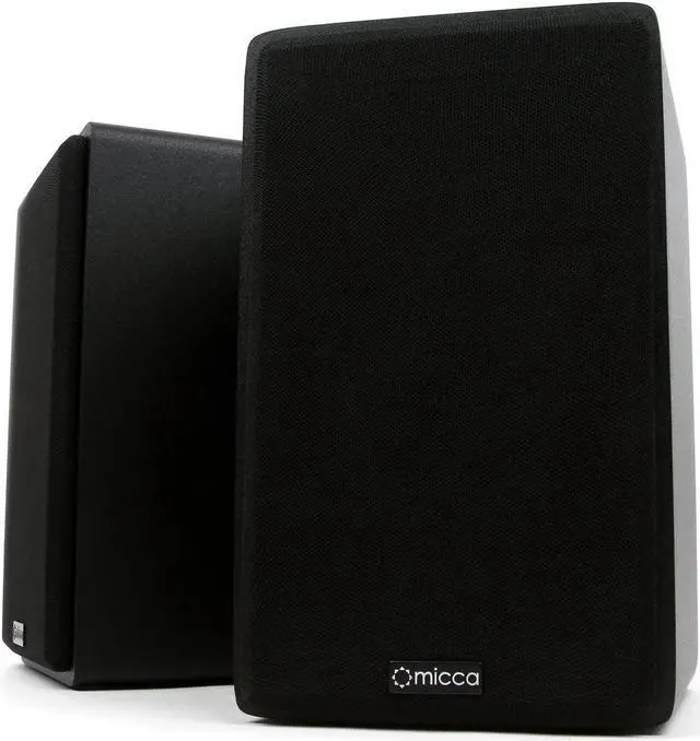 Alt view image 5 of 5 - Micca MB42X Advanced Bookshelf Speakers for Home Theater Surround Sound, Stereo, and Passive Near Field Monitor, 2-Way (Black, Pair)