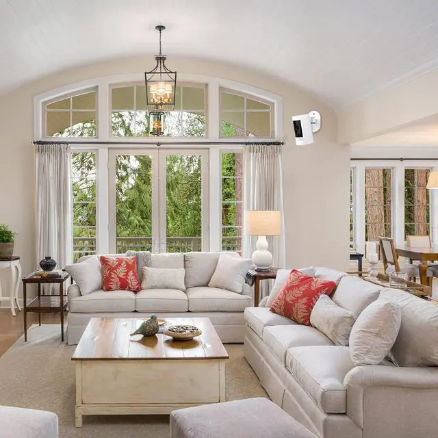 Alt view image 5 of 7 - 2Pack Adjustable Security Wall Mount Bracket for Ring Stick Up Cam & Ring Outdoor Cam Plus, Perfect View Angle for Your Surveillance Camera System - White