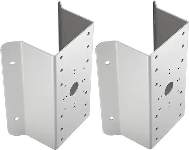 Main image of Kenuco cm DS-1276ZJ Universal Corner Bracket Most Hik-compatible Wall Mounts Cameras (White 2-pk)