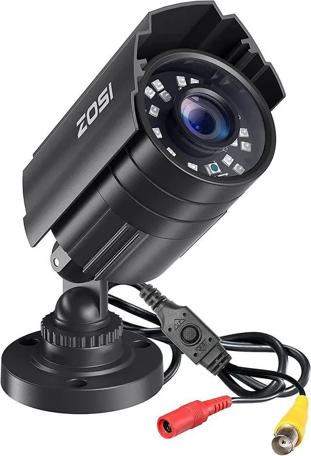 Main image of ZOSI 2.0MP 1080P HD 1920TVL Security Camera Hybrid 4-in-1 TVI/CVI/AHD/960H CVBS CCTV Camera Outdoor Indoor,80ft IR Night Vision,Weatherproof Bullet Camera For analog Surveillance DVR(Black)