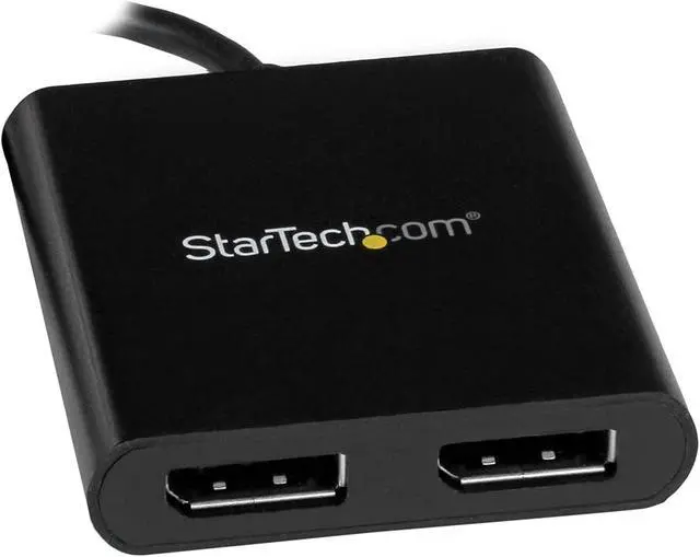 Alt view image 6 of 7 - com 2-Port Multi Monitor Adapter - USB-C to 2x DisplayPort 1.2 Video Splitter - USB Type-C to DP MST Hub - Dual 4K 30Hz or 1080p 60Hz - Thunderbolt 3 Compatible - Windows Only (MSTCDP122DP)