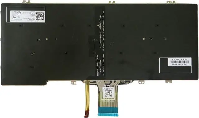 Alt view image 2 of 4 - AUTENS Replacement US Keyboard for Dell Latitude 5280 5289 7280 7290 7380 7389 7390 Laptop No Frame (Backlight)