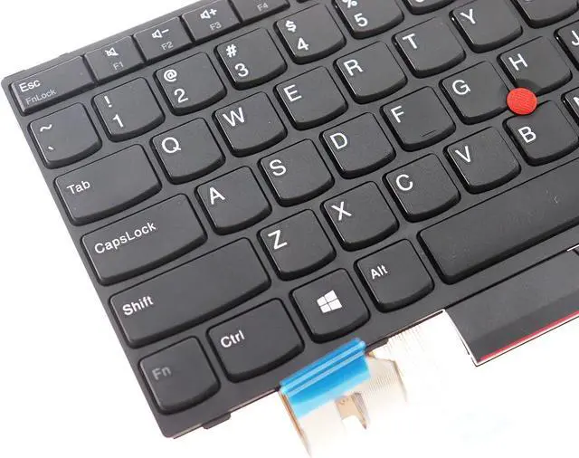 Alt view image 3 of 6 - LeFix US Non-Backlit Keyboard with Mouse Cap Replacement Compatible with Lenovo Thinkpad E480 E485 E490 E495 |T480s T490 T495|L480 L380 L390,Black Color,